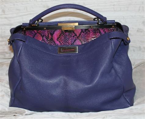 borsa fendi con pietra viola|Borse da donna di FENDI .